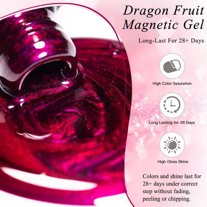 Vernis à ongles magnétique 10ml Dragon Fruit Cat