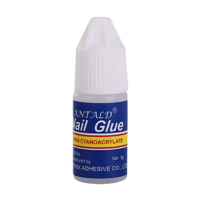 Colle à Ongles à vaccage Rapide pour Faux Ongles, Adhésif Acrylique N64.Strass, Extension 3D Nail Ar