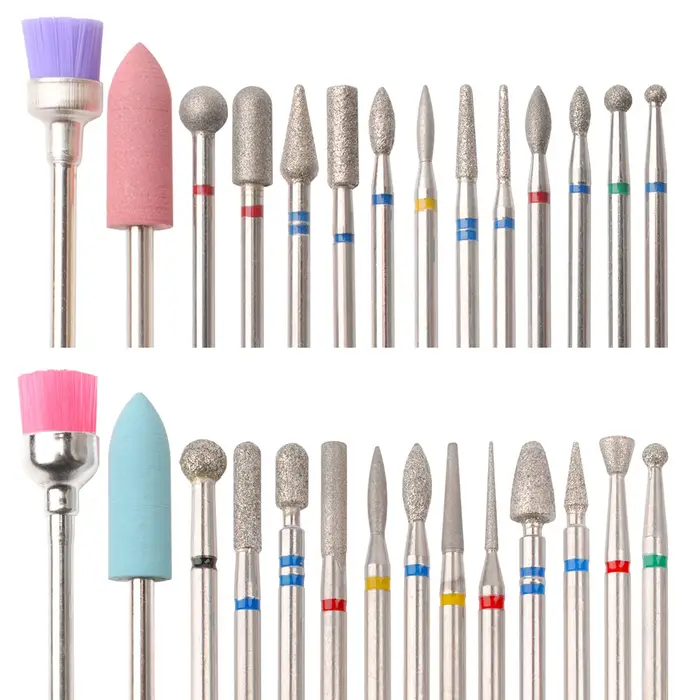 14 pièces/ensemble perceuse à ongles Machine peu