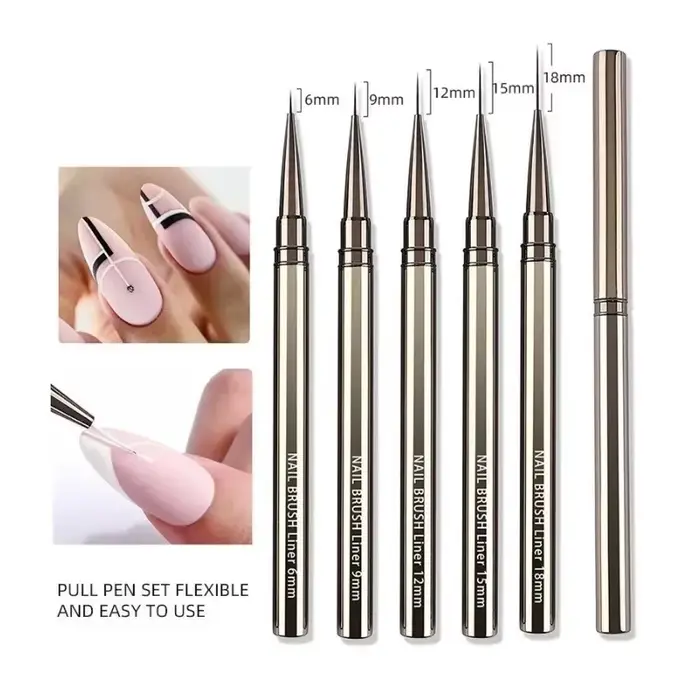 Pinceaux de précision pour nail art