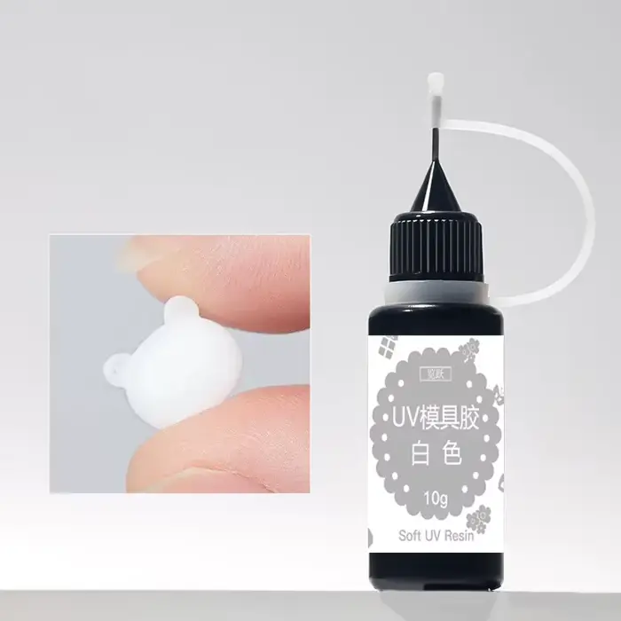 Gel sculpté pour moule à ongles 10g, Gel UV, Colle noire rose cristalline, Outil de moulage acryliqu