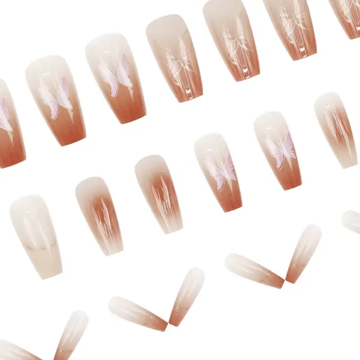 Faux ongles mi-longs pour femmes