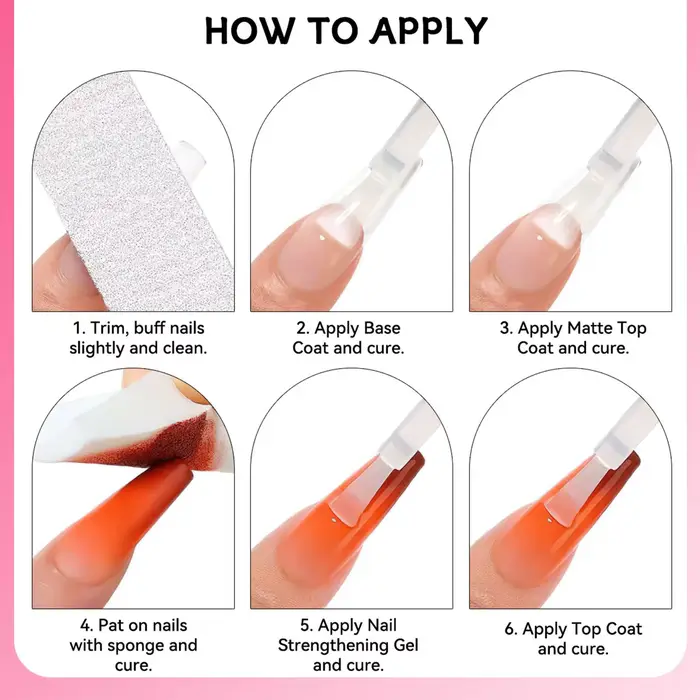 Palette de gel à ongles 9 couleurs pour dégradé