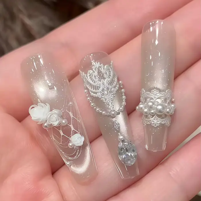 Moule 3D en dentelle pour Nail Art