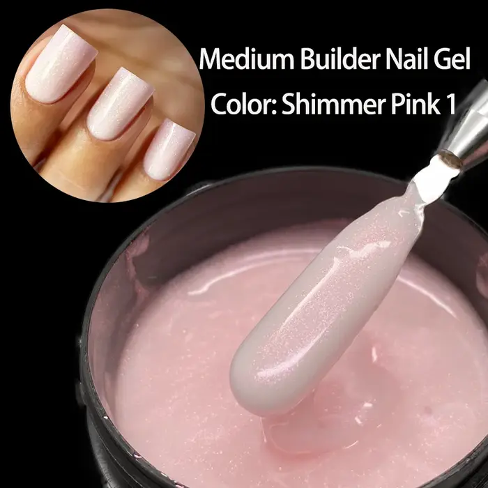 Jillnails 100g Shimmer Rose blanc laiteux