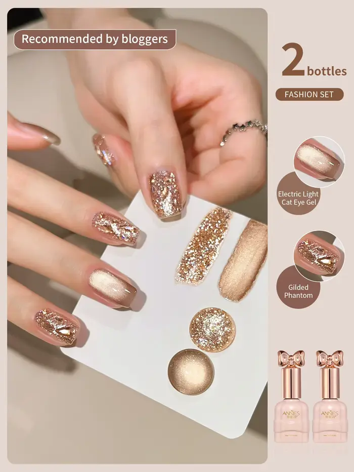 Vernis à ongles Gel cassé à lumière scintillante