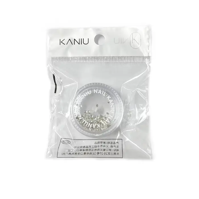 KANIU 1 Boîte de Strass pour Ongles en Zircon