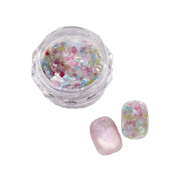 Paillettes Aurora Laser pour Nail Art, ultra-fines, irrégulières, effet sirène, pour décorations de