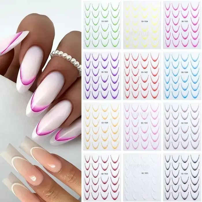 Autocollants de manucure pour Nail Art