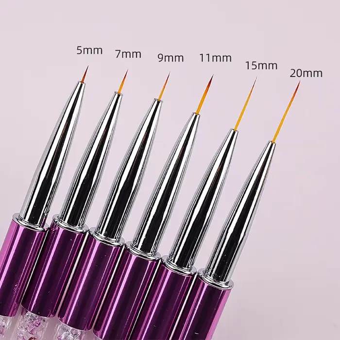 Stylo de peinture de ligne de brosse d'art d'ongle Gel UV outils de manucure 1 pièces