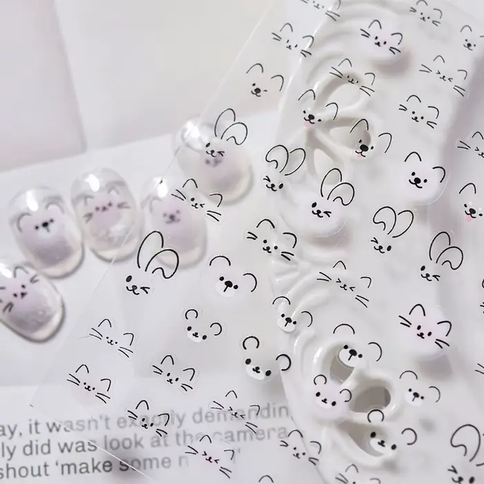 Autocollants 5D pour Nail Art
