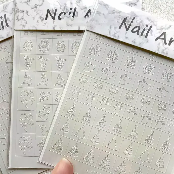 Pochoir d'aérographe pour ongles
