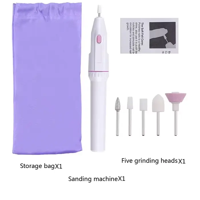 LINMANDA – ensemble de lime à ongles 5 en 1, lime à ongles électrique portable, outil professionnel