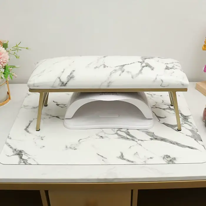 1 ensemble de Table de manucure en marbre