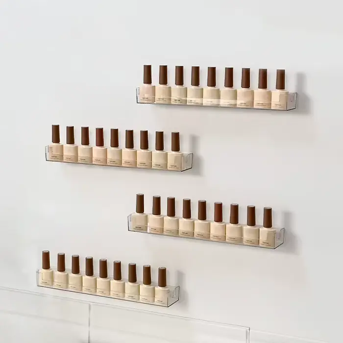 Présentoir Transparent pour Verres et Pinceaux Cosmétiques, Boîte de Rangement pour Verhéritage à On