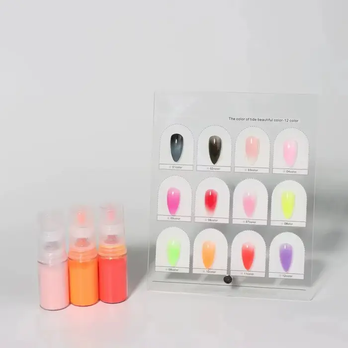 Poudre de pulvérisation ombrée pour Nail Art