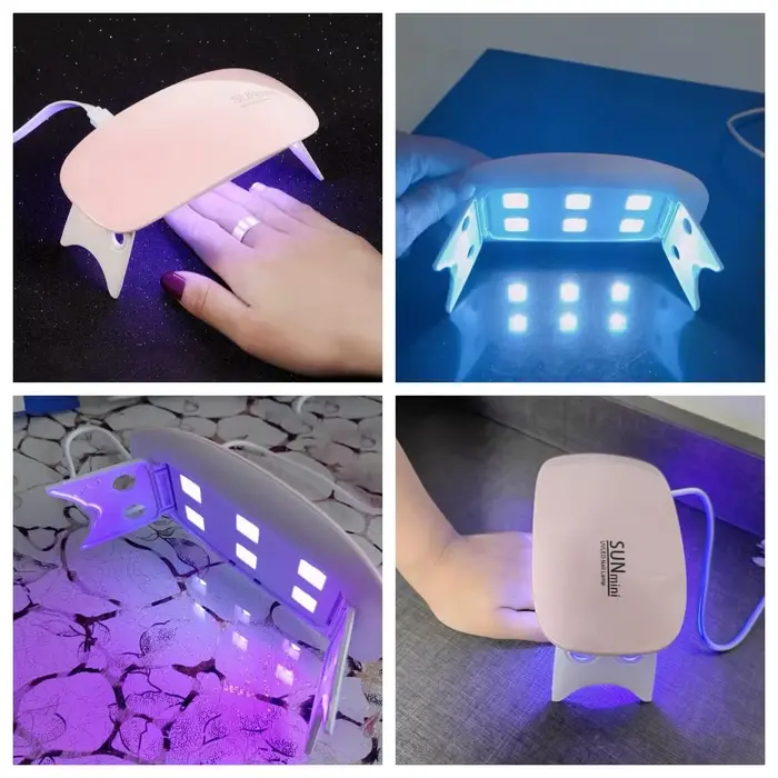 LINMANDA Mini lumière LED lampe de guérison Flash à durcissement rapide Interface USB conception pli