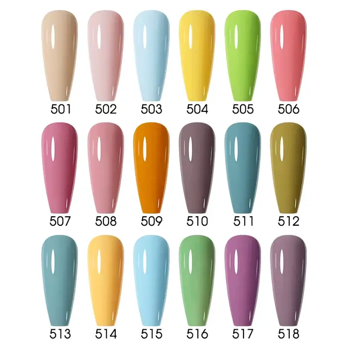 Clou Beaute Gel vernis à ongles néon marron bleu Royal rouge vert Pastal nu