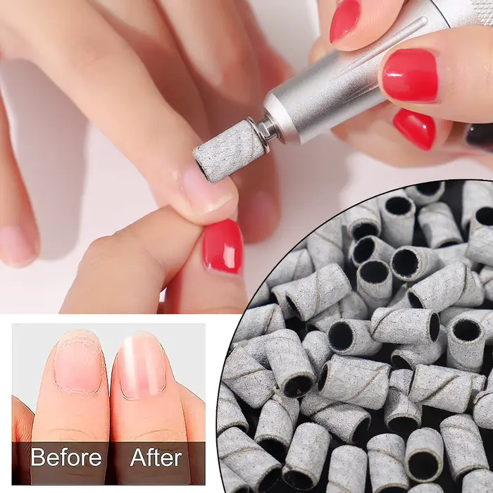 80 # 150 # 240 #   Zèbre bandes de ponçage Machine forets à ongles soins des pieds polissage manucur