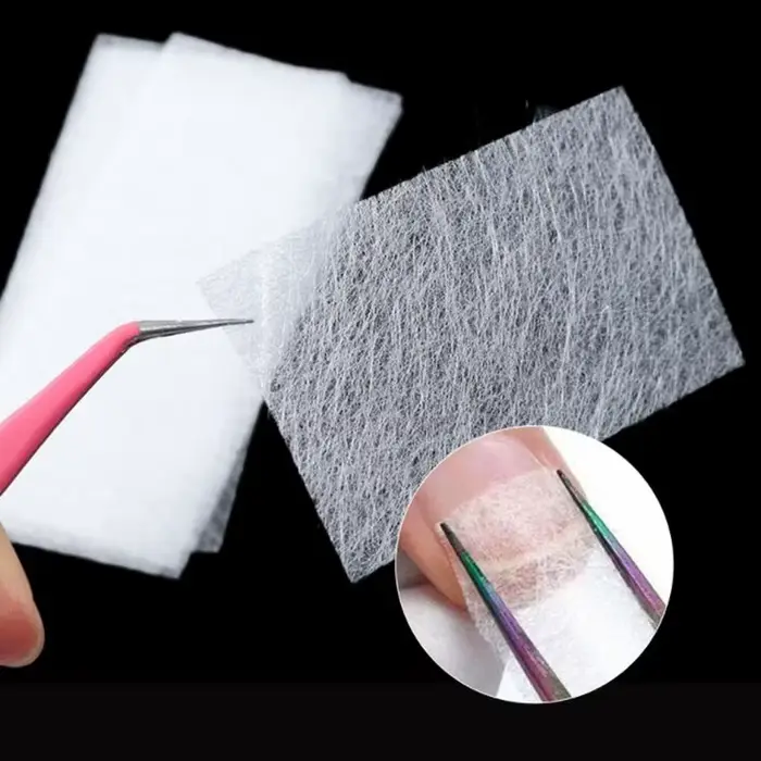 Extension d'ongles en fibre de verre de soie