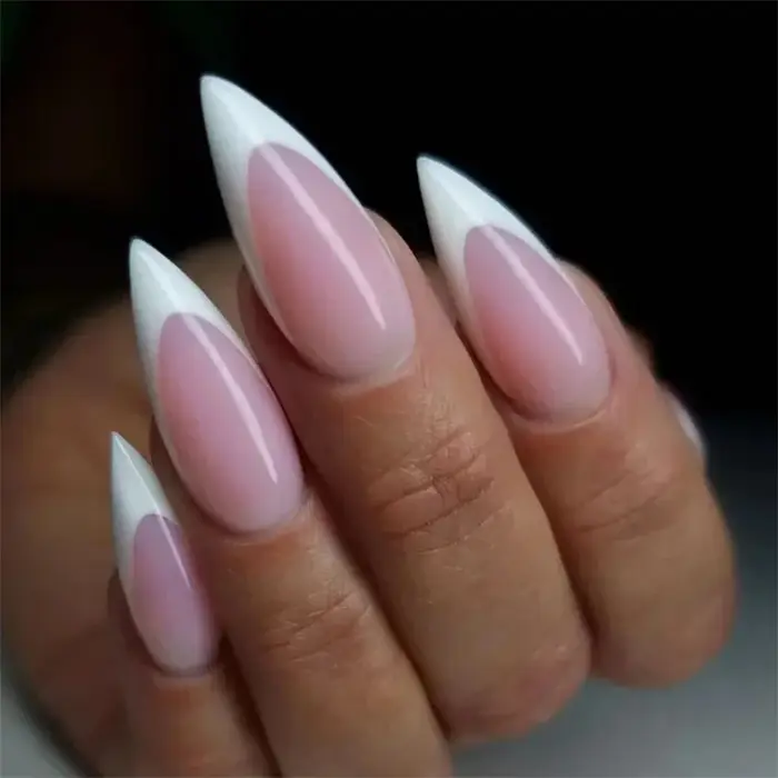Ensemble de Faux Ongles Style Européen Doux, Flocons de Neige, Bâton à Presser, N64.French, Noël, vitation, N64.perfect, Nail Art, 24 Pièces