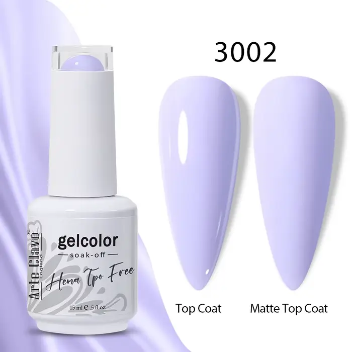 Vernis à ongles gel Arte Clavo Summer Gorgeous Color, semi-permanent, sans HEMA ni TPO, pour manucur