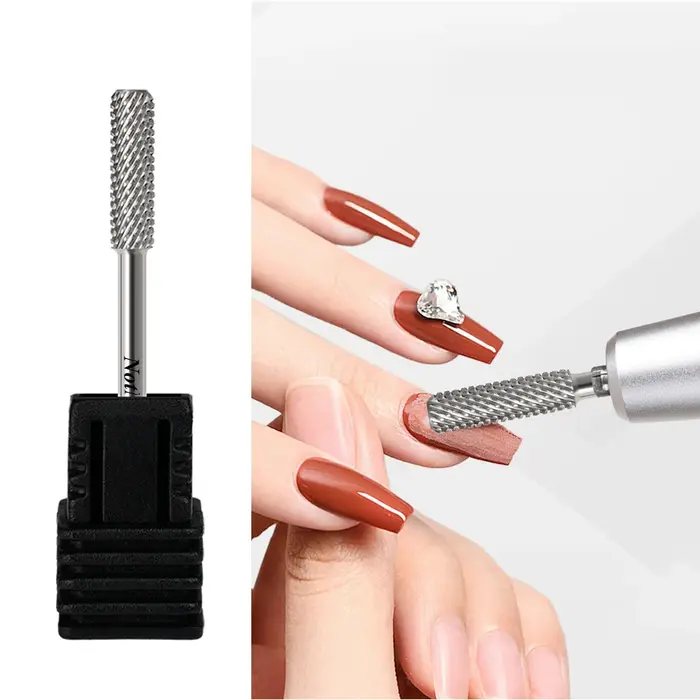 Forets à ongles NotNoot 3/32'' - Foret en carbure de baril (moyen) pour finition professionnelle