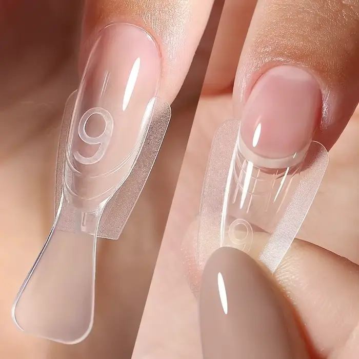 240 faux ongles ovales ultra-fins sans trace