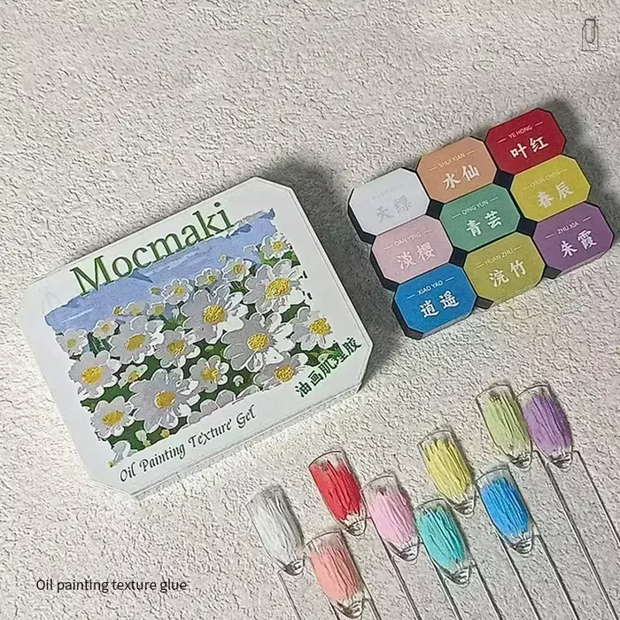 Nouvelle crème pour ongles Gel dessin Gel pâte 3D huile peinture Texture Sculpture vernis gaufrage Nail Art Gel manucure décorations