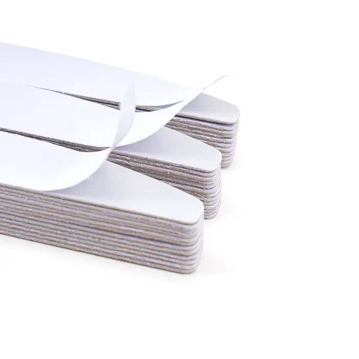 100 pièces/lot de limes abrasives de remplacement Moon 80 100 180 240 avec manche métallique gris, l
