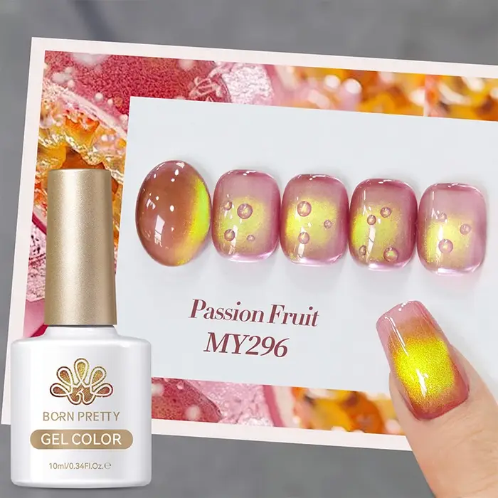 BORN PRETTY 10ml été fruits couleur Gel vernis à ongles goyave raisin violet miel piège chat magnétique