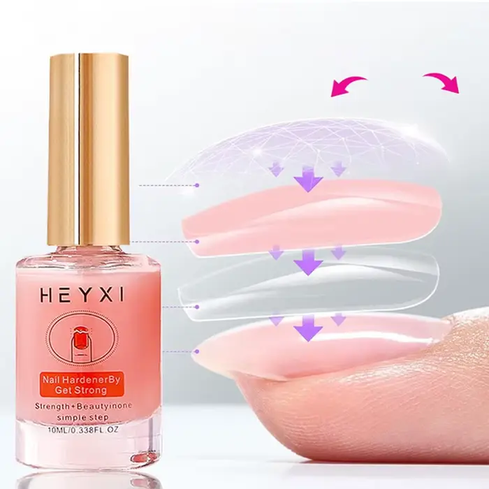 Durcisseur de vernis à ongles rose naturel