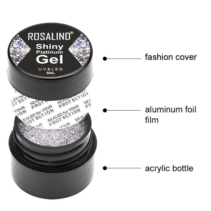 ROSALIND Gel vernis à ongles paillettes peinture