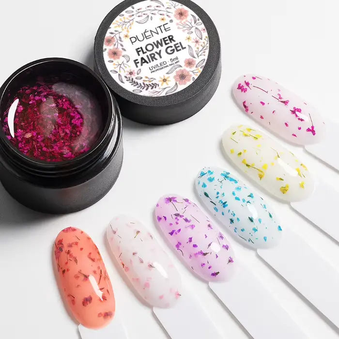 Vernis à ongles Gel à fleurs séchées