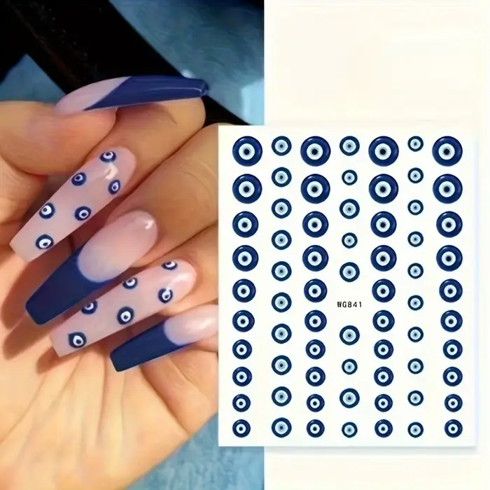 Autocollants pour ongles Evil Eye