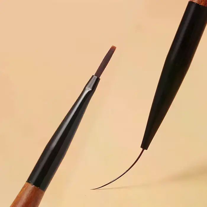 Ensemble de pinceaux à carreaux français pour Nail Art