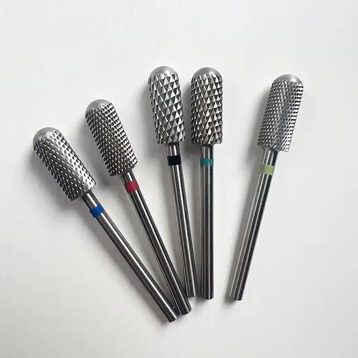 Mini 5.35 petit baril rond supérieur Original carbure d'acier au tungstène manucure foret à ongles l