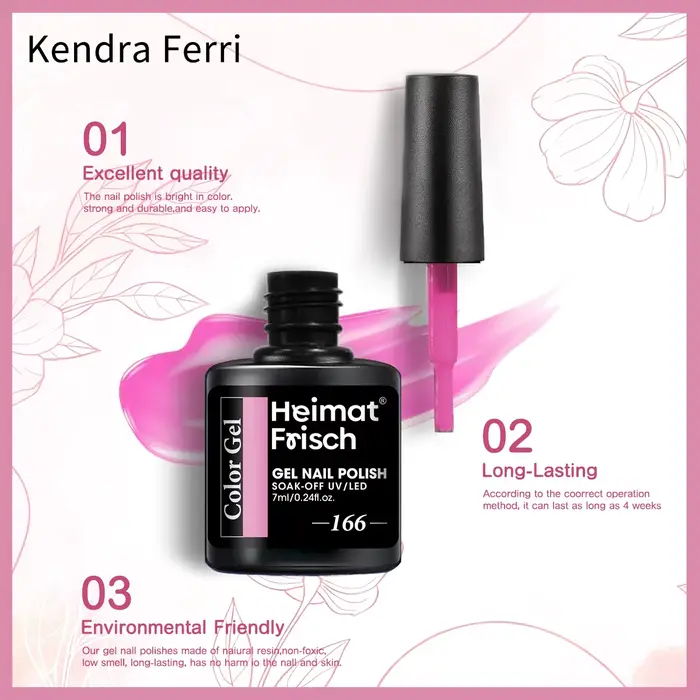 Vernis à ongles gel Heimat Frisch à usage unique 7 ml