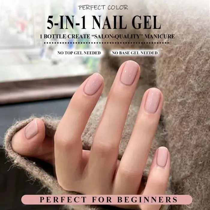 PERFECT COLOR Vernis à ongles gel laiteux rose nude tout-en-un 8ml