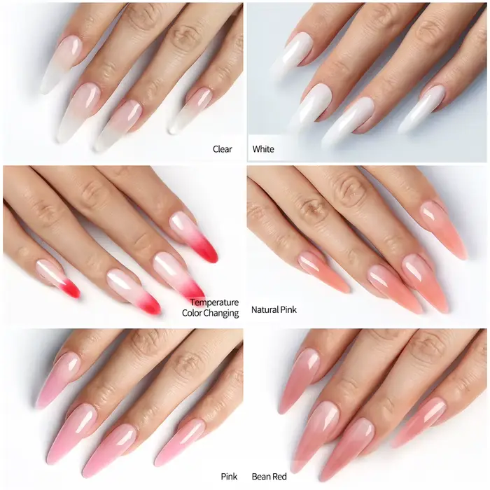Kit de gel 15g, gel d'extension rapide pour ongles