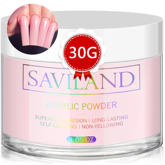 Saviland – poudre acrylique rose 30g