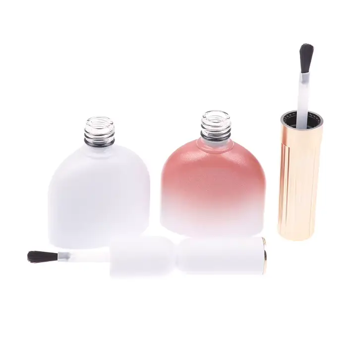 Mini bouteille en verre pour vernis à ongles de 15ml
