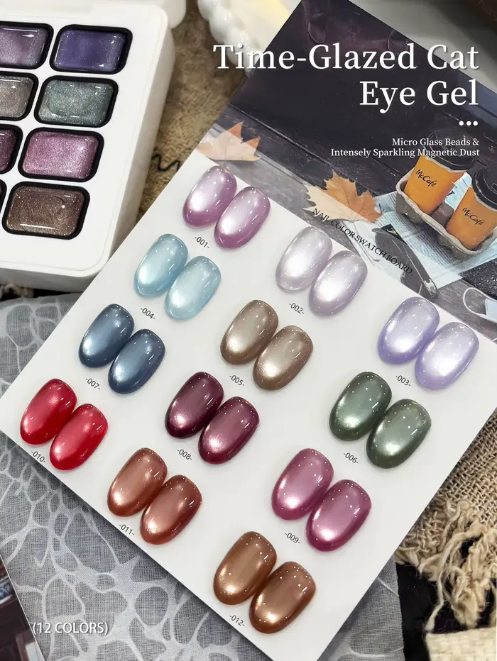 Gel semi-permanent pour ongles en 12 couleurs