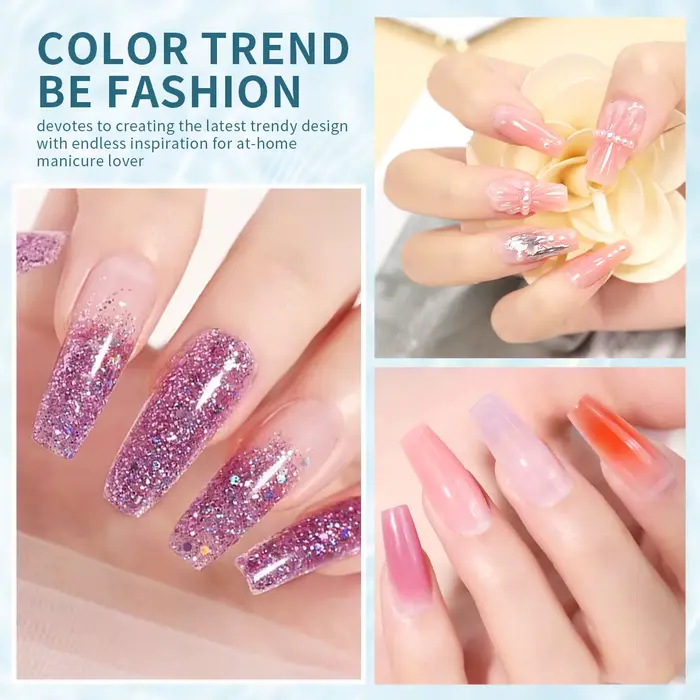 LIMEGIRL 30ML Gel à Expansion rapide polissage Solution antidérapante Gel Semi-Permanent Transparent acrylique liquide Nail Art Extension Gel
