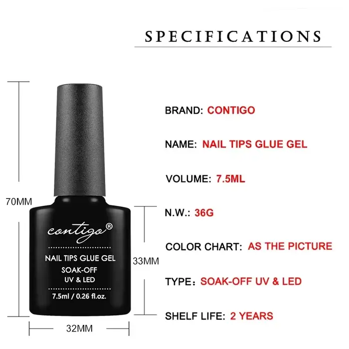 CONTIGO ongles conseils colle Gel UV LED