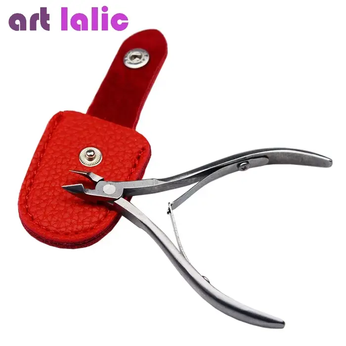 Kit d'outils de manucure et pédicure, ciseaux à cuticules et pince à ongles, manchon de protection,
