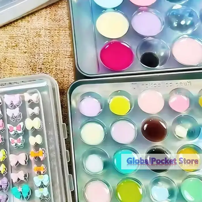 Palette de Couleurs pour Ongles Haute Transparence