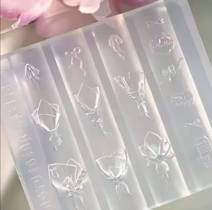Moule en silicone 3D pour nail art