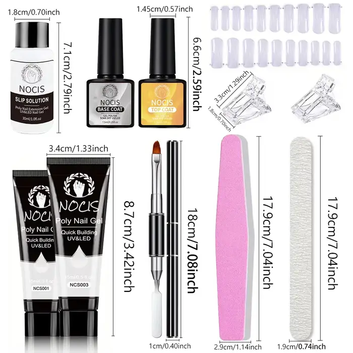 Kit d'extension, comprenant deux couleurs de colle