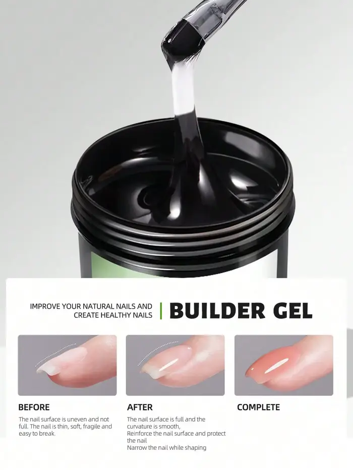 XEIJAYI 1 pièce 100g Gel de construction sans essuyage